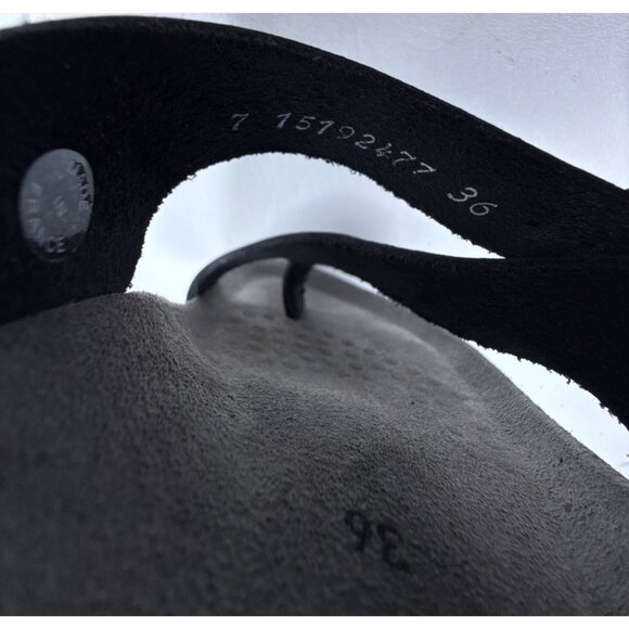 Mephisto Women's Helen Plus Thong Sandal Black Waxy Leather SZ EU 36, US 6 W - Picture 10 of 13